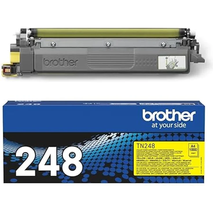 BROTHER TN-248Y, Original Toner Gelb für DCP-L3515CDW, HL-L3215CW, MFC-L3740CDW, Druckleistung ca. 1.000 Seiten – Bild 3