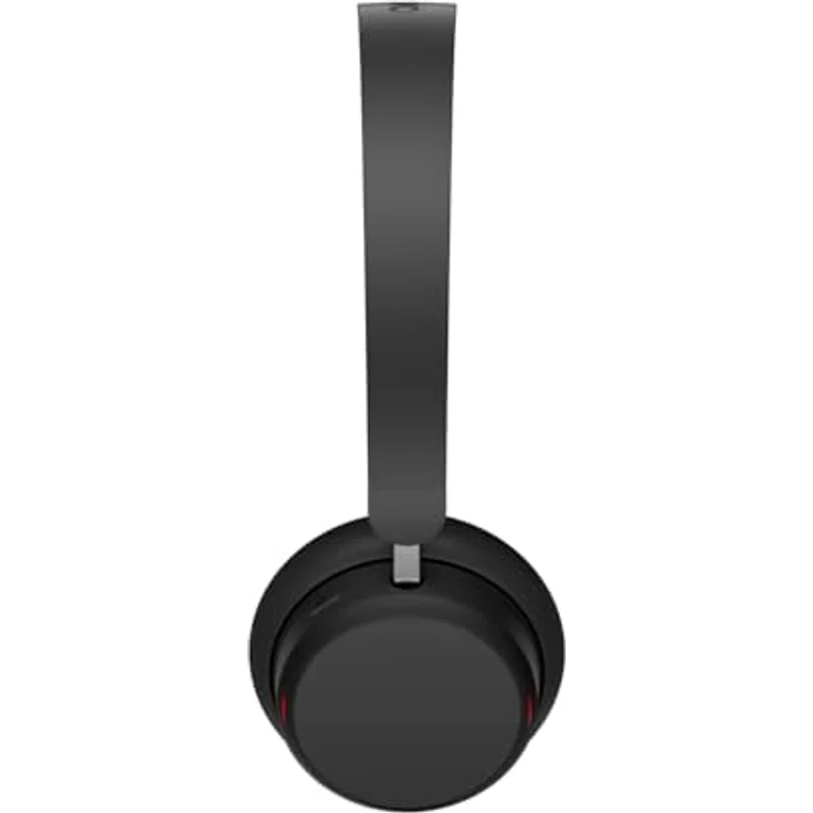 Lenovo 6550, On-Ear Bluetooth Headset mit ANC, kabellos, Schwarz, integrierte Mikrofone mit Geräuschunterdrückung, 60 Stunden Akkulaufzeit – Bild 6