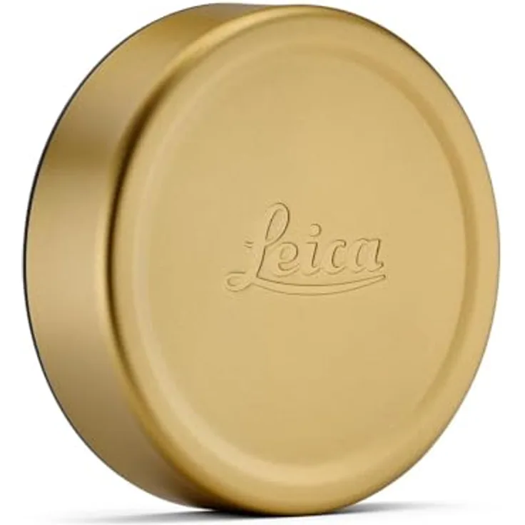 Leica Messing-Objektivdeckel für Q3 Digitalkamera, gestrahlte Oberfläche
