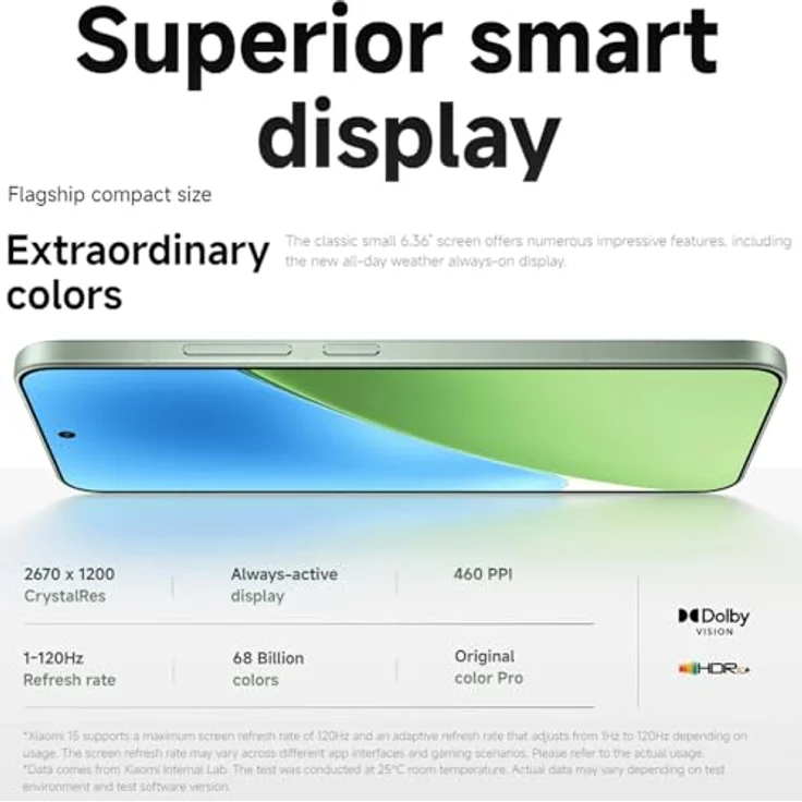 Xiaomi 15 5G Smartphone – 6,36" OLED 120HzSnapdragon 8 Elite 256 GB, Dual SIM, HDR10+, Dolby Vision, Black – Bild 7
