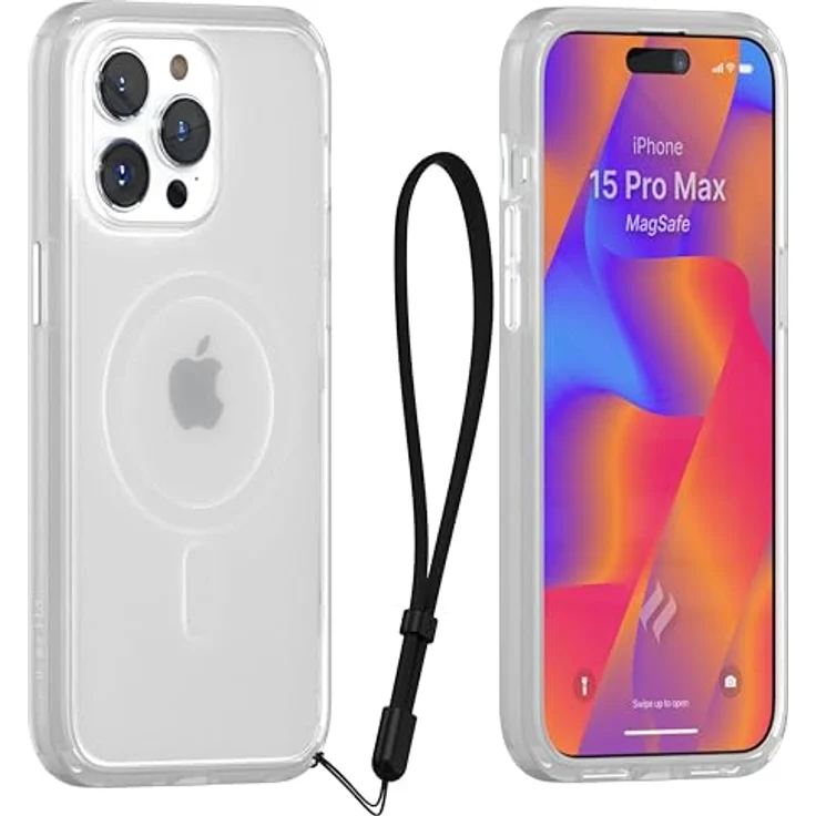 Catalyst Influence Case compatible with Magsafe iPhone 15 Pro Max Clear - Schutzhülle mit Magsafe Kompatibilität, transparent – Bild 1