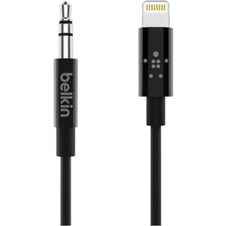 Belkin MixIT Lightning auf 3,5 mm AUX Kabel, 1,8 m, schwarz – Bild 3
