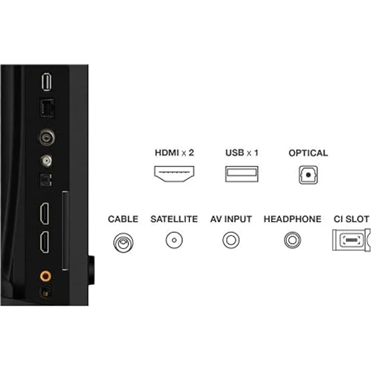 TCL 32S59K QLED 32'' Full HD Android TV mit Dolby Digital Plus und DVB-T2, Metallic – Bild 3