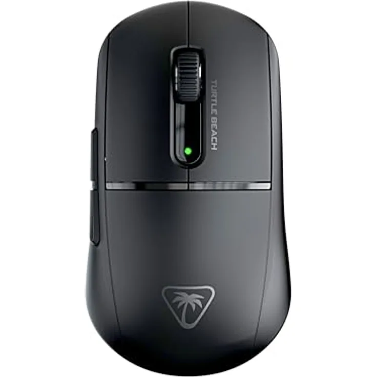 Turtle Beach Burst II Air – Kabellose 2,4-GHz-Gaming-Maus, ultraleichte 47 g, Optical Switches, symmetrisch, optischer Sensor, 26k DPI, Bluetooth, bis zu 120h Akkulaufzeit, Schwarz