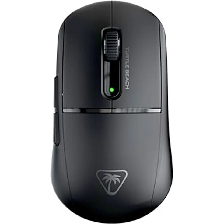 Turtle Beach Burst II Air – Kabellose 2,4-GHz-Gaming-Maus, ultraleichte 47 g, Optical Switches, symmetrisch, optischer Sensor, 26k DPI, Bluetooth, bis zu 120h Akkulaufzeit, Schwarz – Bild 1