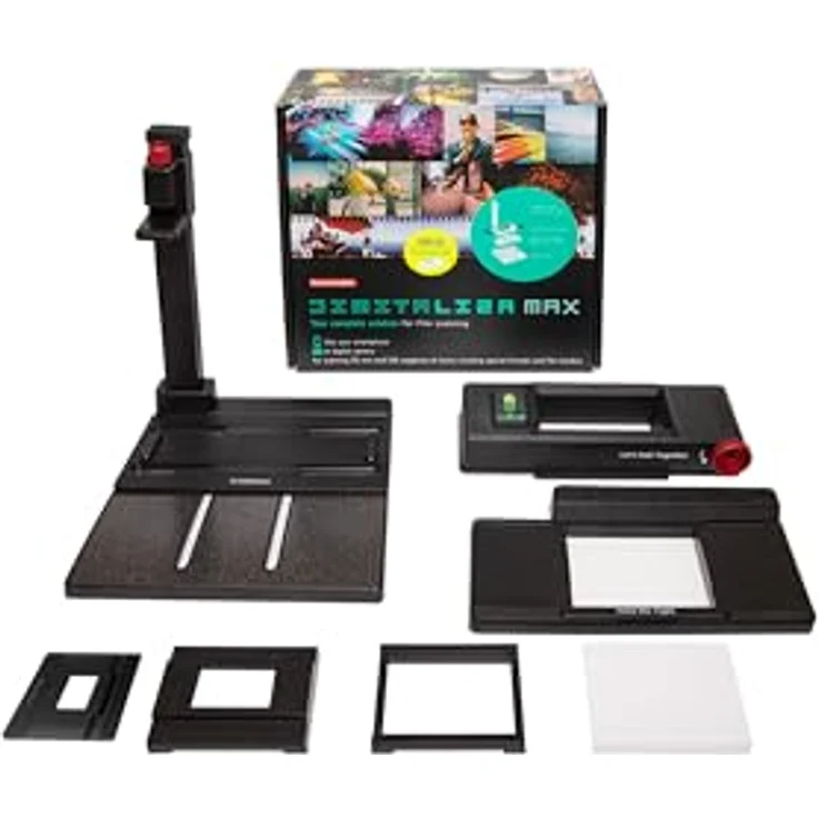 Lomography DIGITALIZA MAX Filmscanning-Kit (Z365MAX) mit 35 mm- und 120-Filmhalterungen, CRI 97 Hintergrundleuchte für müheloses Scannen – Bild 1