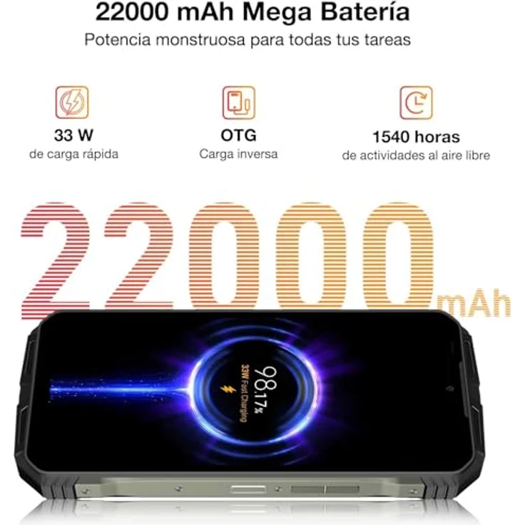 Doogee V Max Plus 5G 16 GB/512 GB Power Gray – Bild 4