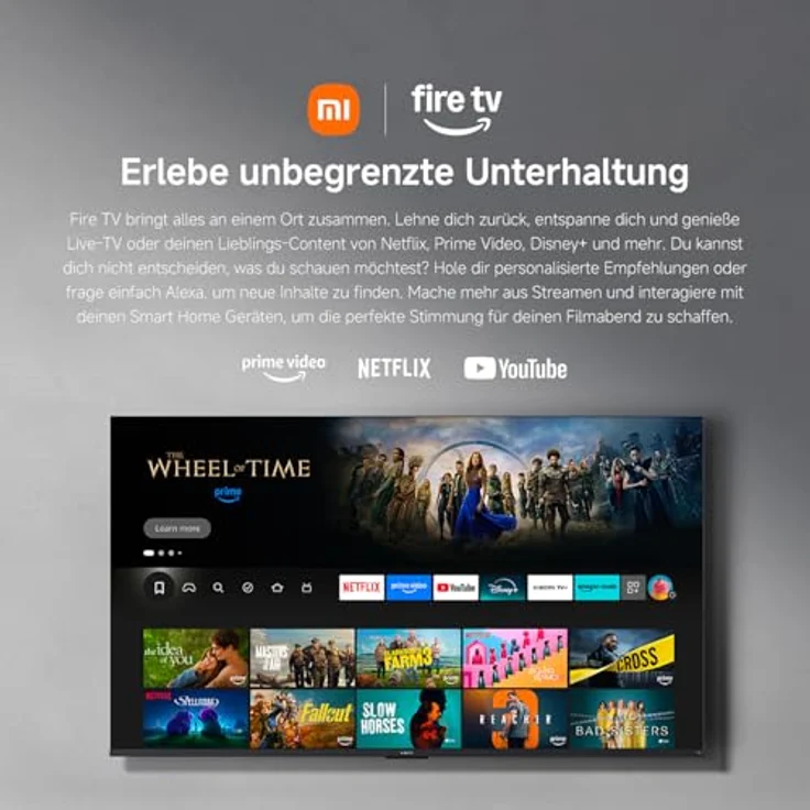 XIAOMI TV F 32, 32 Zoll HD Smart TV mit Dolby Audio und Alexa Sprachsteuerung – Bild 6