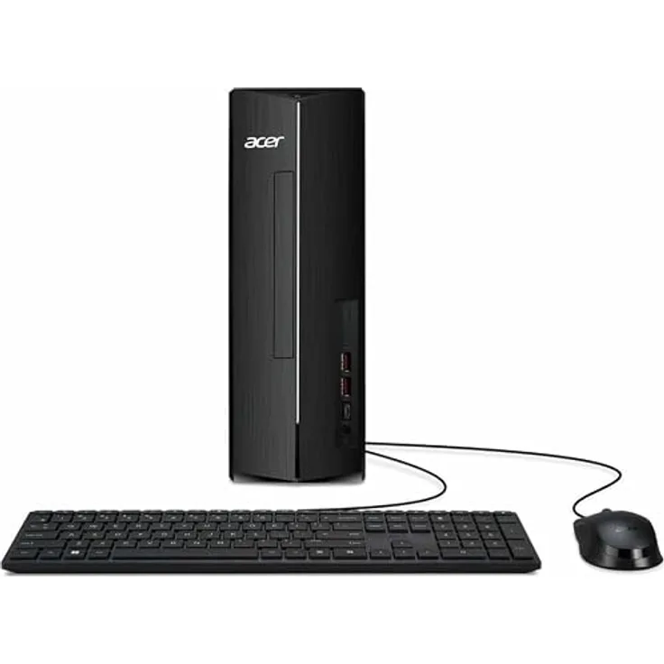 Acer Aspire XC-1860, Desktop PC mit Intel® Core™ Ultra Prozessor, 1000 GB HDD, 16 GB RAM, Schwarz