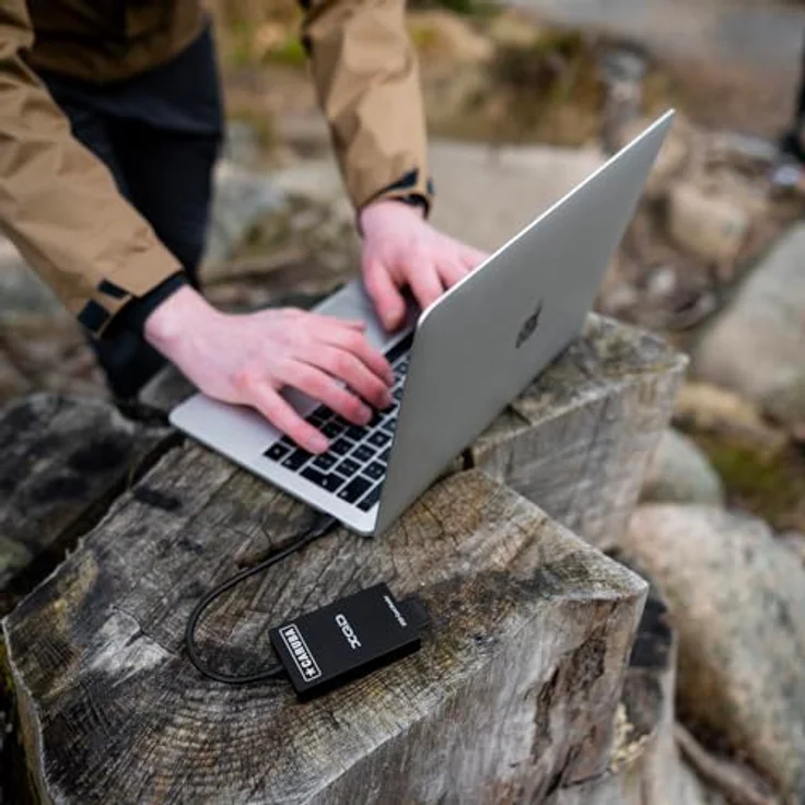 Caruba 2 in 1 Cardreader XQD + SD USB-C, Schnelle Dateiübertragung für Windows & Mac, Plug & Play mit LED-Anzeige – Bild 5