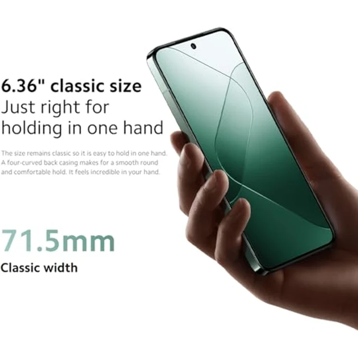 Xiaomi 14 Smartphone, 12+256GB Handy ohne Vertrag, 120Hz 6.36'' AMOLED Display, Snapdragon 8 Gen3, 4610mAh, 90W HyperCharge, IP68 Staub- undwasserdicht, Leica Kamera (Schwarz) – Bild 3