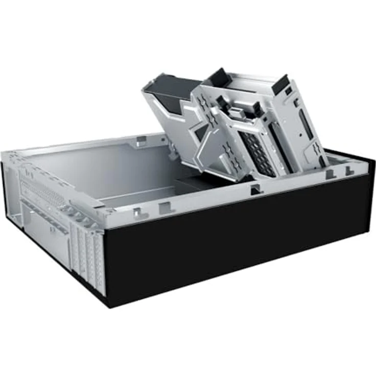 UNYKAch Slim UK3001 PC-Tower-Gehäuse, Micro-ATX, Schwarz, 4x USB-Anschlüsse, platzsparendes Design, sicherheitszertifiziert – Bild 9