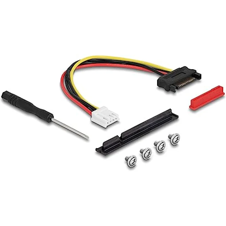 Delock 64219 PCI-Express Karte PCIe, Adapter für M.2 Slot mit flexiblem Kabel und 12 V Stromanschluss – Bild 3