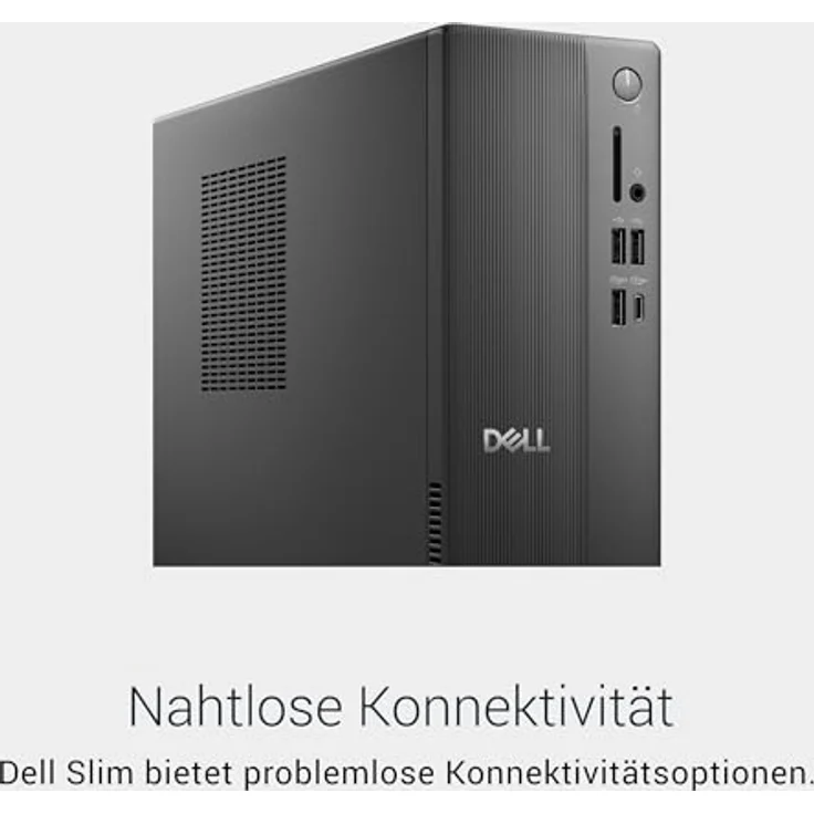 Dell Slim ECS1250 Desktop, Intel Core i5-14400, 10 Kerne, 16GB RAM, 512GB SSD, Intel UHD Graphics 730, Windows 11 Home, schwarz – Bild 2
