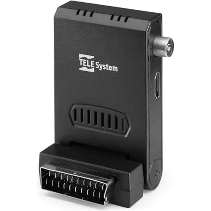 TELE System Mini Stealth, digitaler terrestrischer Decoder mit USB-Mediaplayer und HDMI-Ausgang, Autoscan und LCN-Funktion – Bild 3
