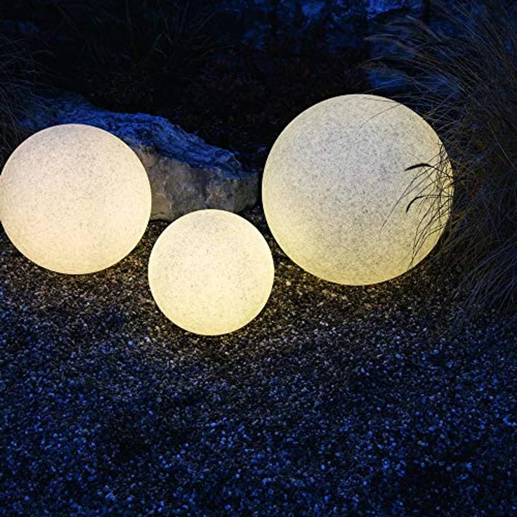 HEITRONIC - LEUCHTKUGEL MUNDAN GRANIT 300mm – Bild 3