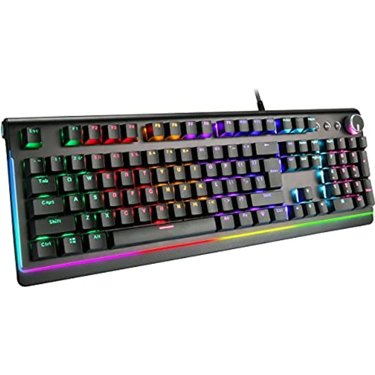 Hyrican Striker ST-MK91 Gaming-Tastatur, mechanisch, Anti-Ghosting, QWERTZ, schwarz – Bild 2