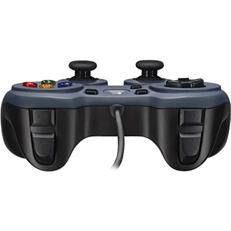 Logitech F310 Gamepad, Controller mit Konsolenartigem Layout, 4 Tasten D-Pad, XInput-DirectInput, Komfortable Griffflächen, 1,8 m Kabel, PC-Steam-AndroidTV - blau-grau – Bild 5