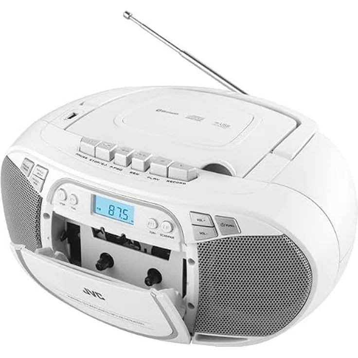 JVC RC-E451W CD player Portable CD player White (UKW, Bluetooth), Radio, Weiss – Bild 4