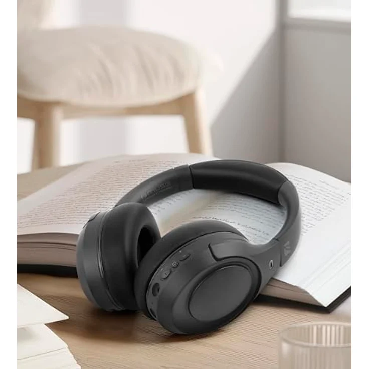 MUSE M-295 ANC Bluetooth-Stereo-Headset, Over-Ear mit 35 dB Active Noise Cancelling, 40 Stunden Spielzeit, doppeltem Mikrofon und Tragetasche – Bild 2