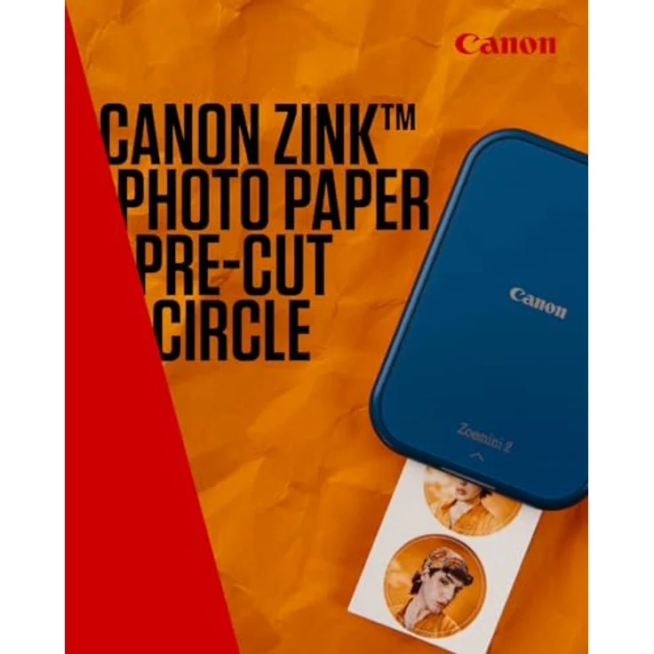 Canon ZP-2030-2C-20 ZINK Circle Sticker (4967C003) – Bild 3