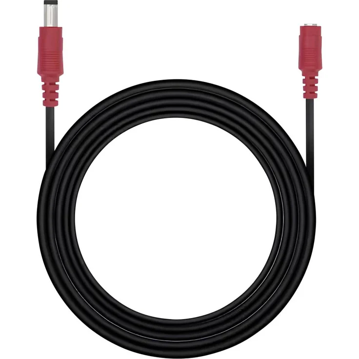 Reolink PEXCB Strom Netzkabel, 4.5m für Überwachungskameras, Hohlstecker und Koaxial-Buchse, Schwarz