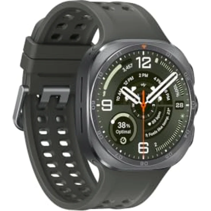 SAMSUNG Galaxy Watch Ultra2, 47 mm LTE Smartwatch, Titan Nitrilkautschuk, 90-140 mm, Titanium Silver – Bild 2