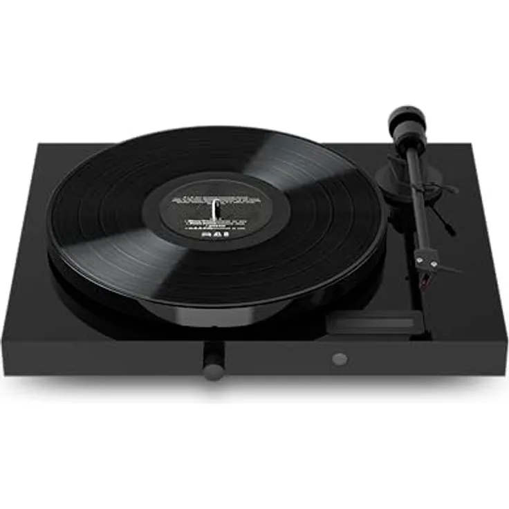 Pro-Ject Jukebox E1 OM5e Platenspeler Ingebouwde Versterker 2x25w - Pianolak (Manuell), Plattenspieler, Schwarz