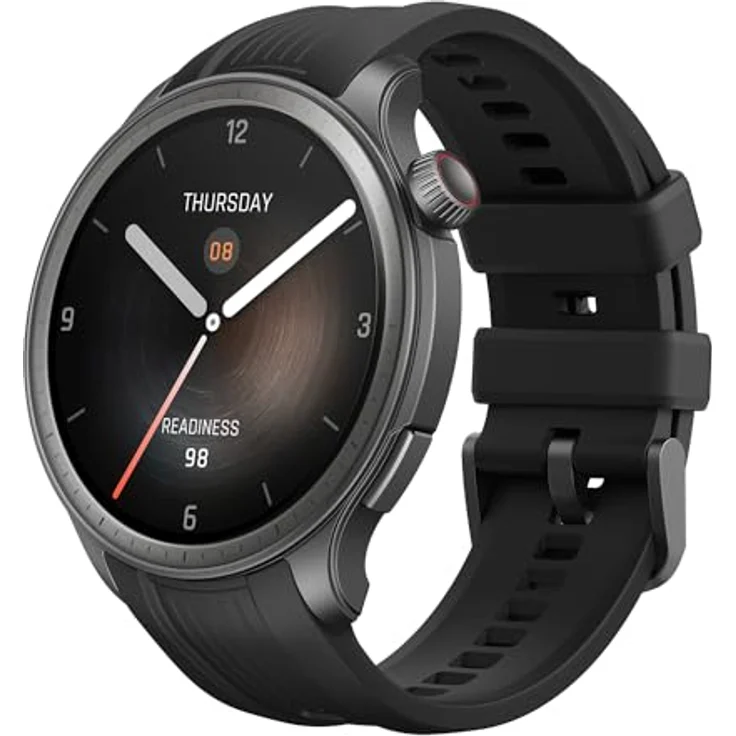 Amazfit Balance Smartwatch, Contactless Zahlung, NFC, KI-Fitnesstrainer, KI-Schlaf- und Gesundheits-Tracker, Dual-Band GPS, Alexa, Bluetooth Anrufe, 14 Tage Akkulaufzeit, 1,5" AMOLED, schwarz – Bild 2
