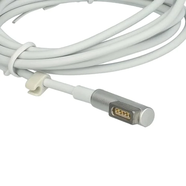vhbw Adapterkabel USB Typ C auf MagSafe 1, 170 cm, 65 W, weiß, mit LED-Anzeige und magnetic connector für Apple MacBook 13" (Mitte 2010) und (Ende 2009) – Bild 5