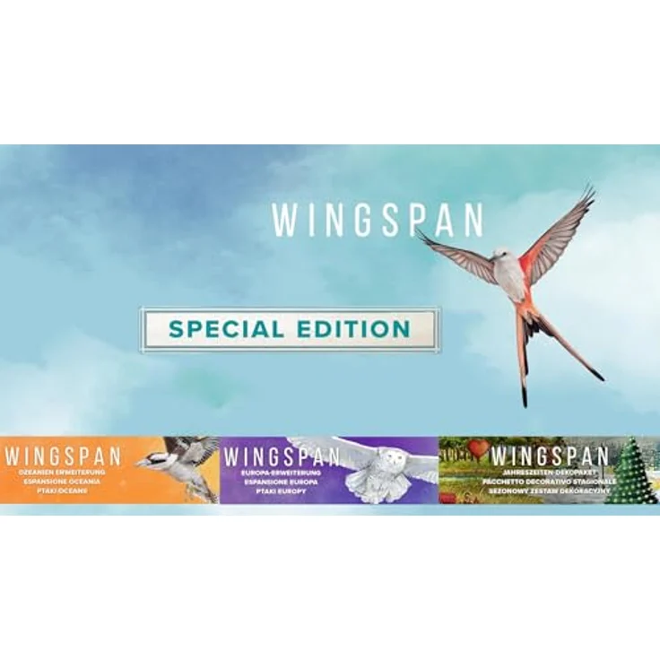 maximum entertainment uk limited Flügelschlag Special Edition [Nintendo Switch], Strategie-Kartenspiel über Vögel mit Europa- und Ozeanien-Erweiterungen – Bild 2