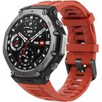 Amazfit T-Rex 3 Outdoor Smartwatch 48mm AMOLED Display, 6 Satellitensysteme Dual Band GPS, 27 Tage Akkulaufzeit, NFC Zahlung, 170+ Sportmodus, 45m Freitauchen, orange