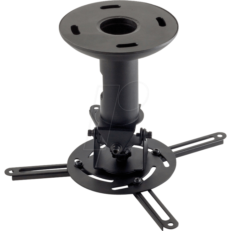 Shiverpeaks SHVP BS89762 - Projektor Halterung VESA neigbar drehbar max. 23kg, Beamer Halterung, Schwarz