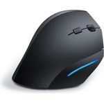 CSL ergonomische Maus (Funk, vertikale Mouse 2,4 GHz, gegen Maus-/Tennisarm RSI Syndrom)