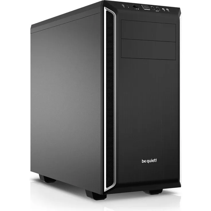 Kiebel Silent Master V Business-PC, AMD Ryzen 7 5800X, 64 GB RAM, 2000 GB SSD, NVIDIA GeForce GT 1030, schallgedämmt, schwarz/silber