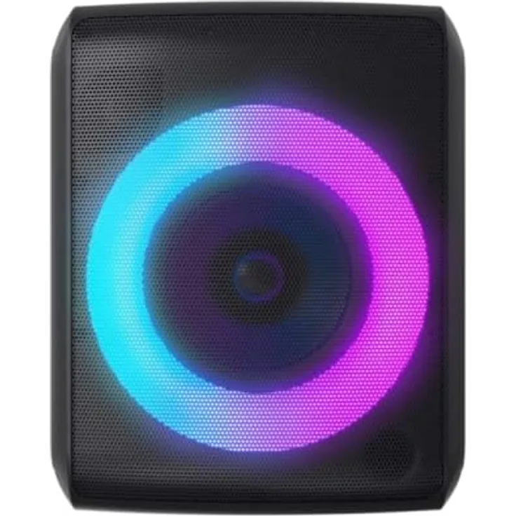 Woxter Monster Tragbarer Bluetooth-Lautsprecher mit Karaoke-Funktion, RGB, 2000-mAh-Akku, 60 W, Bluetooth 5.3, Mikrofon IN, Micro-SD, AUX und USB, schwarz