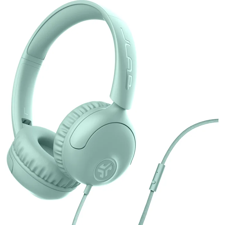 JLab Audio JLAB Studio 2, Wireless On-Ear Kopfhörer in Mint mit Kabel, faltbares Design und 3 EQ-Einstellungen