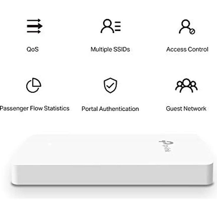 TP-Link EAP615-Wall AX1800 Dual-Band Wi-Fi 6 Accesspoint, 4 Gigabit-Ports, 802.3af/at PoE, EIN Anschluss unterstützt PoE Out (max. 13 W), Omada SDN – Bild 5