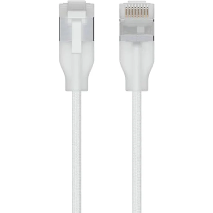 Ubiquiti UniFi UACC-Cable-Patch-EL-C6A-3M-W, Cat.6a Premium-Patchkabel, 3m, geschirmt, weiß, für 10 GbE-Netzwerke mit PoE-Unterstützung – Bild 2