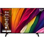 Telefunken 4K Fernseher 50 Zoll Smart TV (UHD, Dolby Vision HDR, Dolby Atmos, HD+ 6 Monate inkl., Triple-Tuner) D50U750R1CW