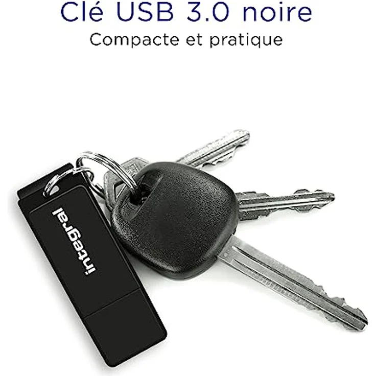 Integral 1TB Schwarz 3.0 USB Stick Memory Flash Drive | USB Stick Schlüsselanhänger – Bild 4