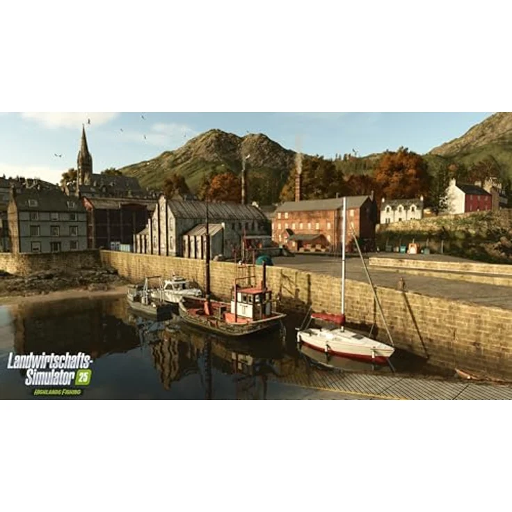 Giants Software Landwirtschafts-Simulator 25: Highlands Fishing Edition PC, CD-ROM mit 26 Feldfrüchten, 4 Karten und Aquakultur Features – Bild 2