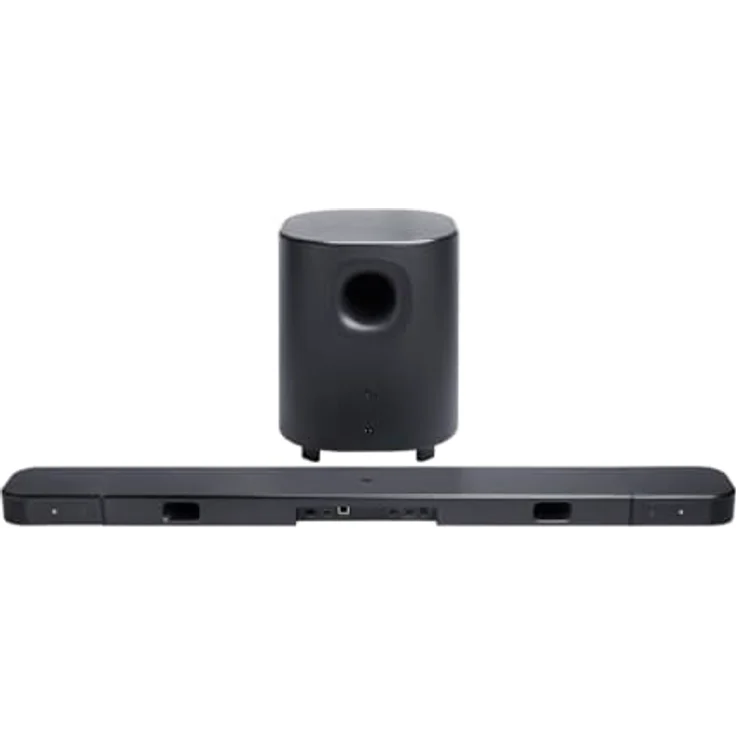 JBL Bar 800 MK2, 7.1-Kanal Bluetooth Soundbar mit abnehmbaren Lautsprechern, 10" Subwoofer, Dolby Atmos, HDMI eARC, Wi-Fi, 4K Video, PureVoice 2.0, MultiBeam 3.0, Schwarz – Bild 3