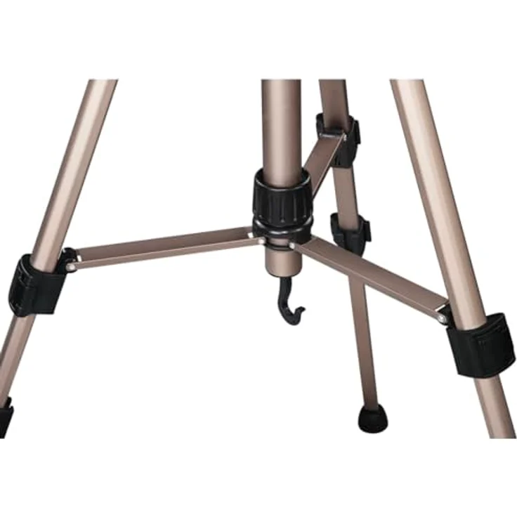 Hama Kamera Stativ Star 62 (Einstiger Dreibeinstativ mit 3-Wege-Kopf, Fotostativ mit 64-160cm Höhe, Kamerastativ passend für Spigelreflex- und Systemkameras) Champagner – Bild 11