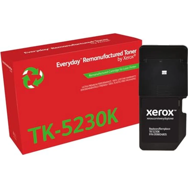 Xerox Everyday Kyo TK-5230K Toner, Schwarz, hohe Druckqualität und niedrigere Seitenkosten – Bild 1