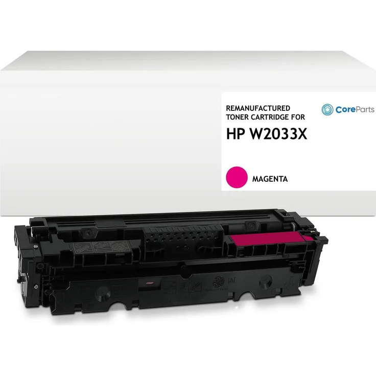 CoreParts QI-W2033X, Lasertoner für HP, magenta, Maße: 350 mm x 190 mm x 130 mm