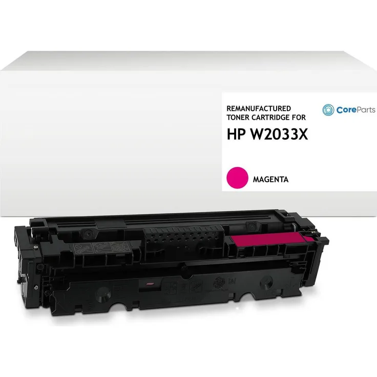 CoreParts QI-W2033X, Lasertoner für HP, magenta, Maße: 350 mm x 190 mm x 130 mm