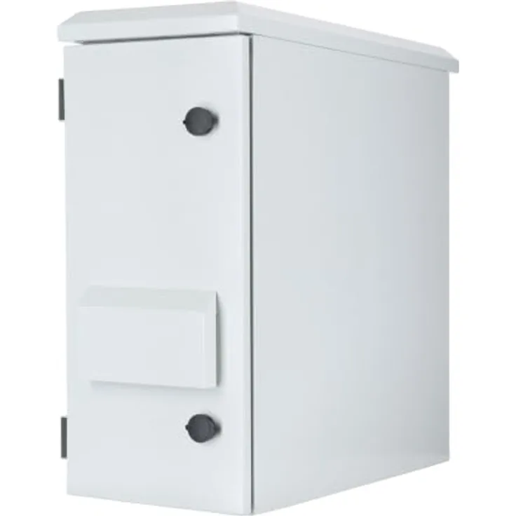 DSIT Serverschrank 6HE 19" Outdoor Wandschrank, IP55, vertikale Montage, 600x280x600mm, Stahlblech, Weiß