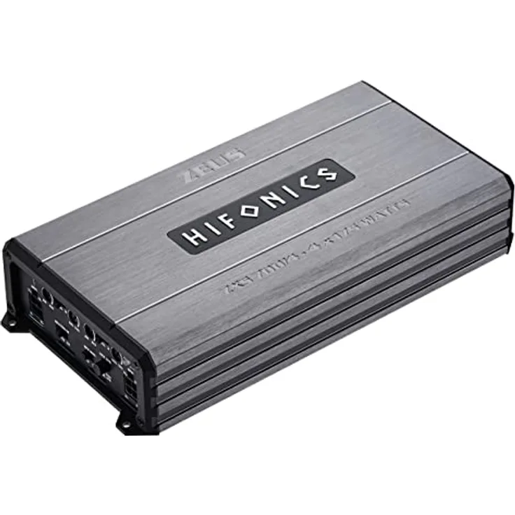 Hifonics ZEUS STREET ZXS700/4, Digitaler 4-Kanal Verstärker mit 115 W RMS pro Kanal, Class D Technologie und ultra-kompaktem Design