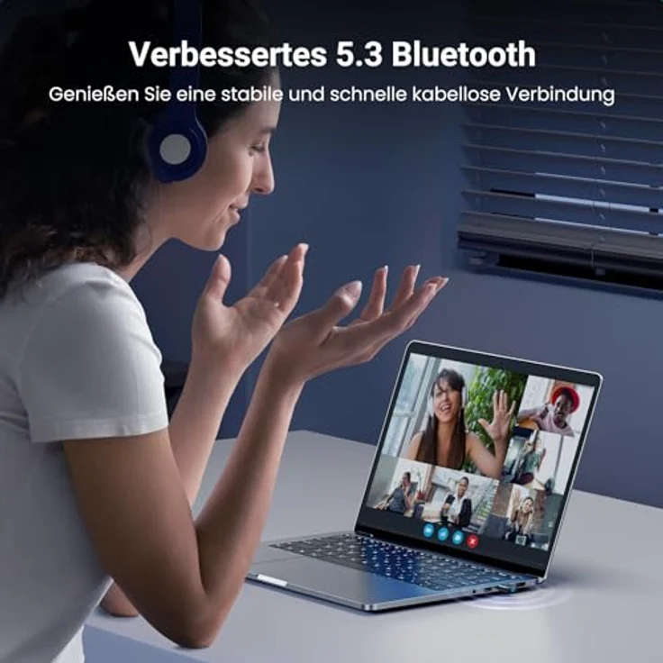 UGREEN Bluetooth 5.3 Adapter für PC, mit Maus Jiggler Funktion, Dongle für 5 Geräte gleichzeitig, Plug & Play, unterstützt Windows 8.1/10/11 – Bild 2